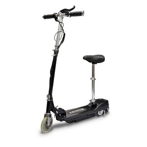 vidaXL elektriskais skrejritenis ar sēdekli, 120W, melns