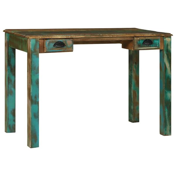 vidaXL Galds Brūna 112 x 55 x 76 cm Pārstrādāts masīvkoks