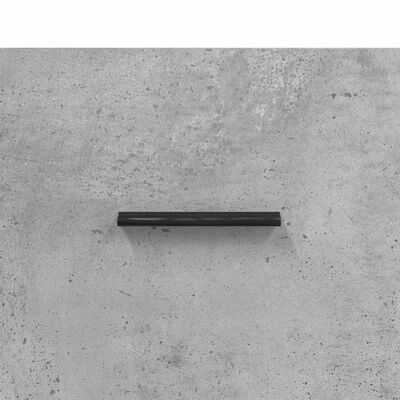 vidaXL sienas naktsskapītis, betona pelēks, 35x35x20 cm