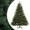 vidaXL Mākslīgā Saliekamā Ziemassvētku Egle 120 cm 150 LED Silti balts