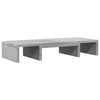 vidaXL monitora paliktnis, regulējams, betona pelēks, 60x24x10,5 cm