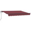 vidaXL Izvelkams jumtiņ&scaron; Burgundija 300 x 200 cm audums