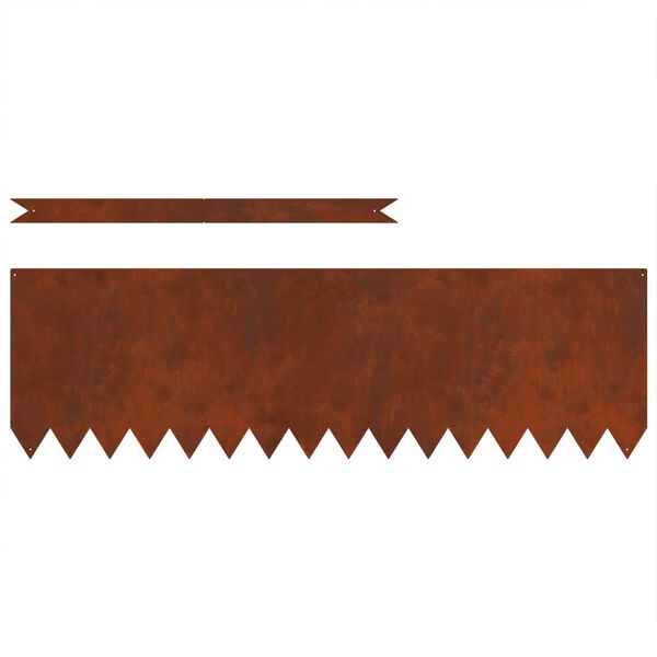 vidaXL Zāliena Apmale 50 pcs Brūna 100 x 0.05 x 20 cm