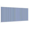 vidaXL Izvelkams jumtiņ&scaron; Zila un balta 300 x 250 cm