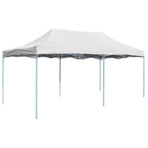 vidaXL saliekama nojume, profesionāla, balta, 3x6 m, tērauds
