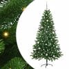 vidaXL Ziemassvētku eglīte su 150 LED ar statīvu Zaļa 150 cm PE