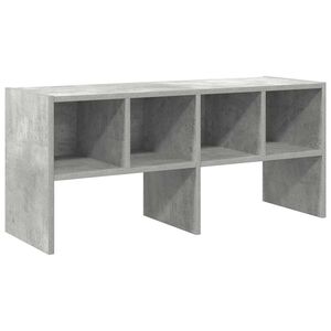 vidaXL apavu skapis saliekamas betona pelēks 89,5x30x40 cm