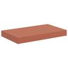 vidaXL Sienas plaukts 4 pcs Sarkana 40 x 23,5 x 4 cm Inženierijas koks