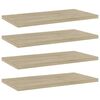 vidaXL plauktu dēļi, 4 gab., ozolkoka, 40x20x1,5 cm, inženierijas koks