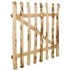 vidaXL žoga vārti, vienviru, 100x90 cm, lazdas koks