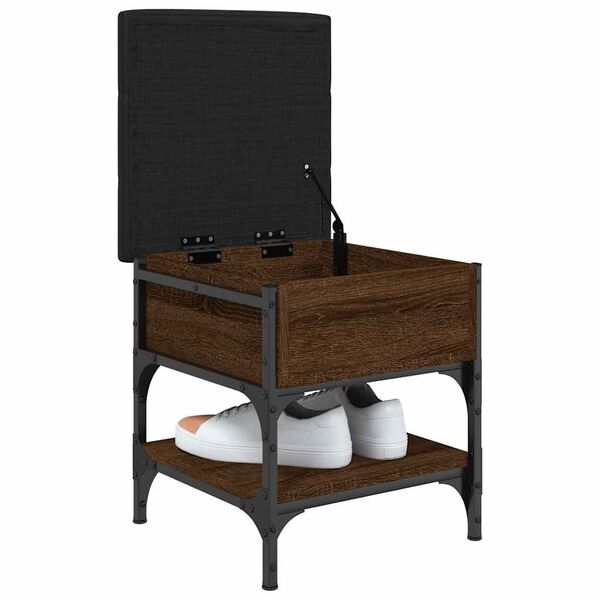 vidaXL apavu skapītis, brūns, 42x42x45 cm, inženierijas koks