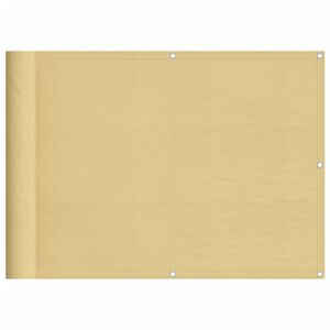 vidaXL balkona aizslietnis, 75x300 cm, 100% poliestera audums