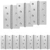vidaXL Eņģe 48 gab. 100 x 70 x 8 mm Sudraba Tērauds
