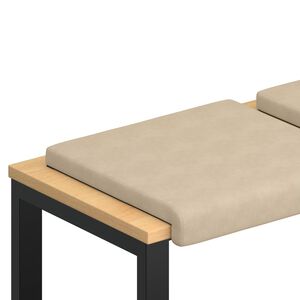 vidaXL Solspilvens 2 gab. Mikro&scaron;ķiedra Krēmkrāsa Dziļums 35 cm