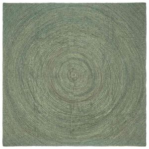 vidaXL Teritorijas paklāji Olīvu zaļ&scaron; 300 x 300 cm Džuta