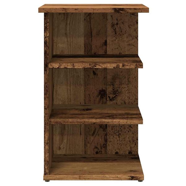 vidaXL bufete Old Wood 35x35x55 cm Engineered Wood