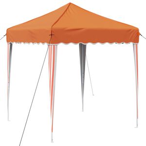 vidaXL Pop-up svinību teltis 195 x 195 x 245 cm Oranža Oksforda audums