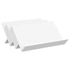 vidaXL Žurnālu statīvs Balts 65 x 53 x 28,5 cm Inženierijas koks