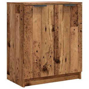 vidaXL apavu skapis, veca koka, 59x35x70 cm, inženierijas koks