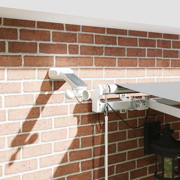 vidaXL Pārklājuma struktūra Balts 400 &times; 350 cm Alumīnijs