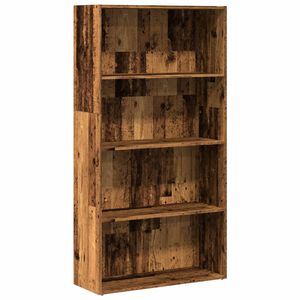 vidaXL grāmatu plaukts, veca koka, 80x30x152 cm, inženierijas koks