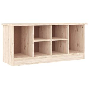 vidaXL apavu skapis ALTA, 100x35x45 cm, priedes masīvkoks