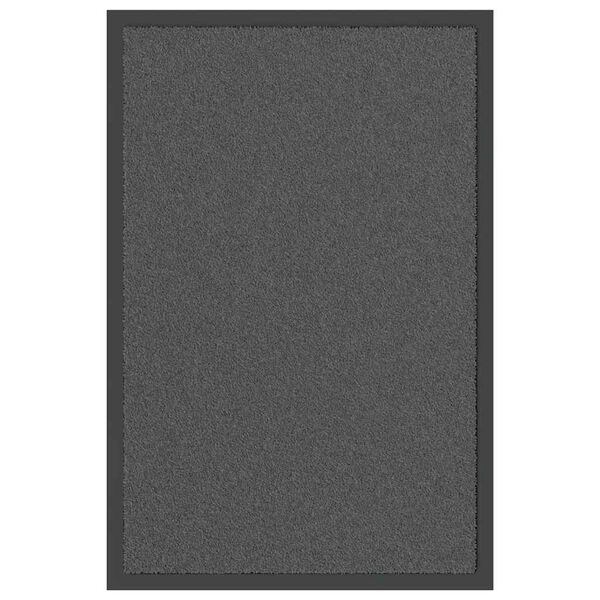vidaXL durvju paklājs, antracītpelēks, 40x60 cm