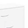 vidaXL kumode, balta, 60x30x75 cm, inženierijas koks