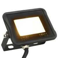 vidaXL LED prožektors, 10 W, silti balta gaisma
