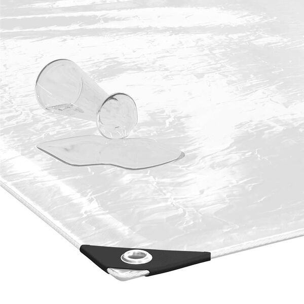 vidaXL Augu pārsegs ar cilpām 1x5 m PVC