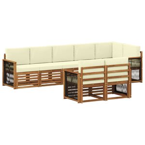 vidaXL Dīvāna komplekti Cietā akācijas koks