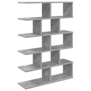 vidaXL Sienas plaukts Betona pelēks 70 x 20 x 100 cm Inženierijas koks