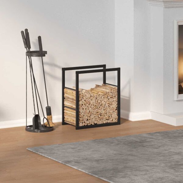 vidaXL Malkas plaukts Melns 55x30x61 cm Tērauds