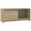 vidaXL TV skapītis, ozolkoka krāsa, 90x35x40 cm, inženierijas koks