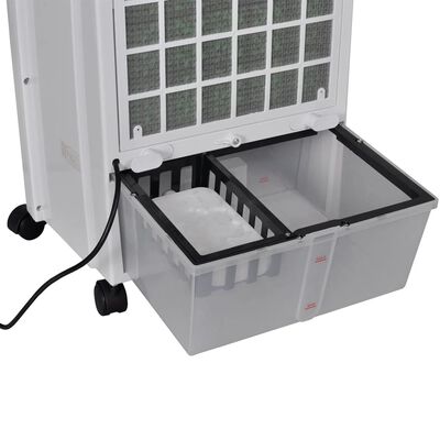 vidaXL gaisa dzesētājs, mitrinātājs, ventilators, pārvietojams, 8 L