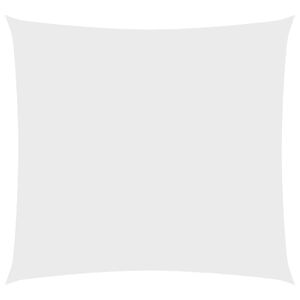vidaXL saulessargs, 2,5x2,5 m, kvadrāta forma, balts oksforda audums