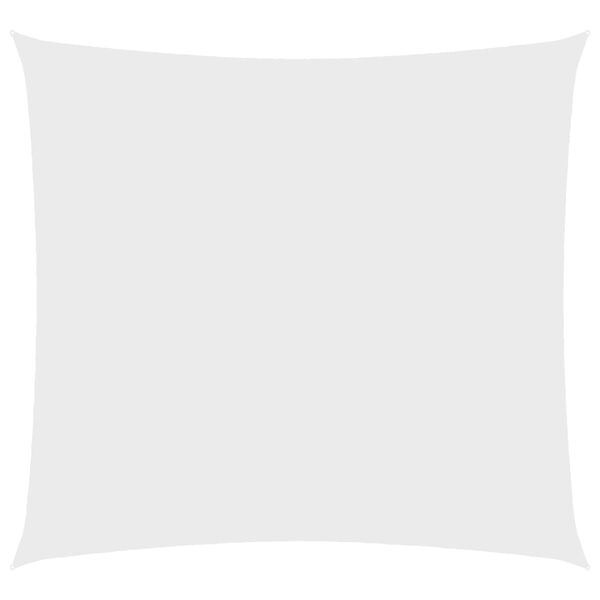 vidaXL saulessargs, 2,5x2,5 m, kvadrāta forma, balts oksforda audums
