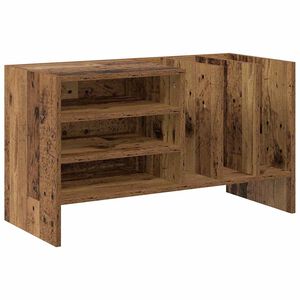vidaXL Pla&scaron;u skapis Vecs koks 78.5 x 35 x 45 cm Inženierijas koks