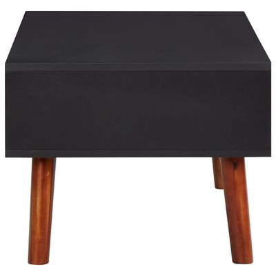 vidaXL kafijas galdiņš, 90x50x40 cm, akācijas masīvkoks, MDF