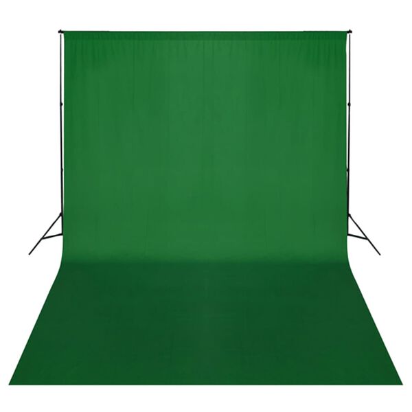 vidaXL fotostudijas apgaismojuma komplekts ar fonu un reflektoru