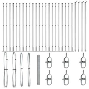 vidaXL Žoga āķis Sudraba