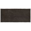 vidaXL galda virsma, tum&scaron;i brūna, 120x50x(2-6) cm, ozola masīvkoks