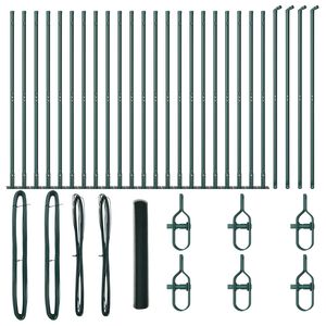 vidaXL Žoga āķis Zaļa