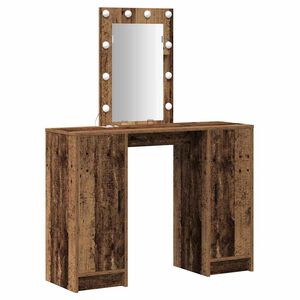 vidaXL Dressing galds Brūna 102 x 33 x 135 cm Inženierijas koks