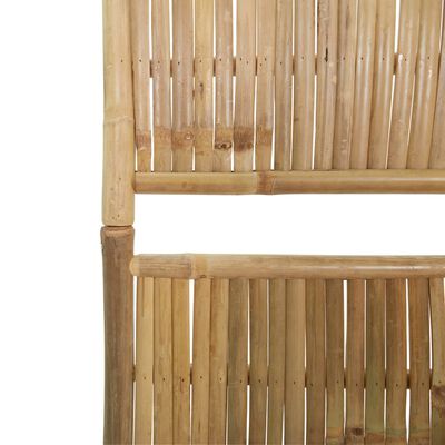 vidaXL 5-paneļu istabas aizslietnis, bambuss, 200x180 cm