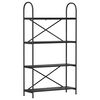 vidaXL Grāmatu plaukts 4 līmeņi 80 x 30 x 146 cm Inženierijas koks