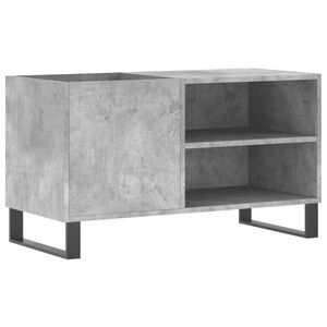 vidaXL ierakstu skapītis, 85x38x48 cm, inženierijas koks, pelēks