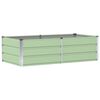 vidaXL Puķu kaste Zaļa 160 x 80 x 45 cm Tērauds