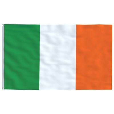 vidaXL Īrijas karogs un karoga masts, alumīnijs, 6,2 m