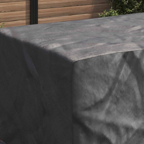 vidaXL Mēbeļu pārklājs Vienkrāsains Melna 270 x 110 x 70 cm 420D